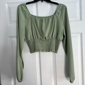 SHEIN Sage Green Women's Top